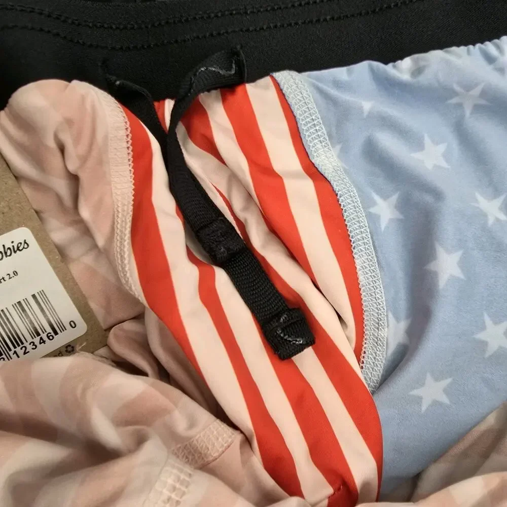 Chubbies Shorts Mens Flag Boxer Lined Ultimate Training 4th July